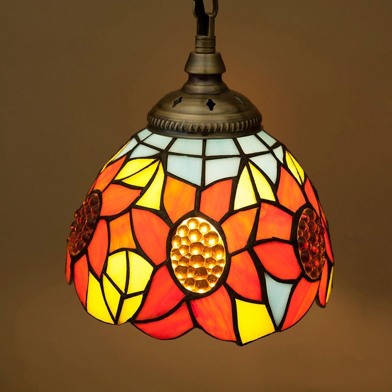 アンティーク調 天井照明【LED電球付属】 ティファニー ペンダントランプ アンティーク調 天井照明【LED電球付属】 ティファニー ペンダント