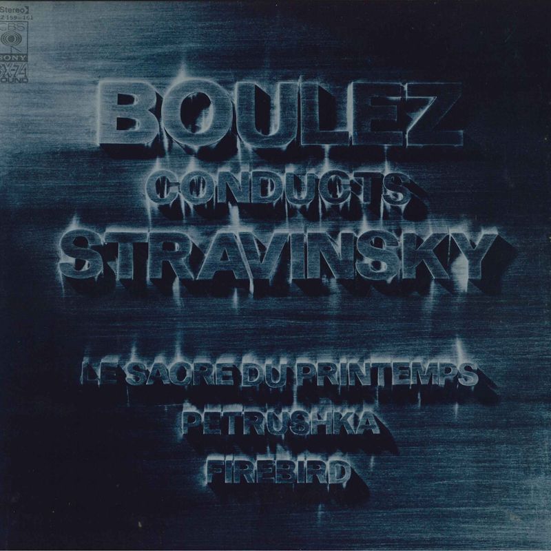 3discs LP ピエール・ブーレーズ, クリーヴ ストラヴィンスキー