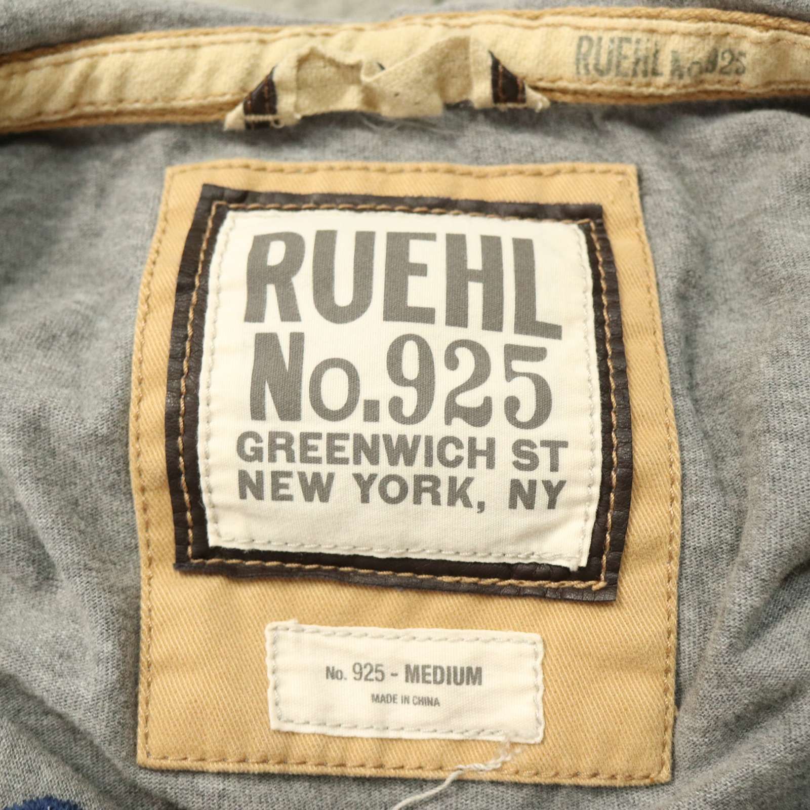 n*i様 RUEHL ルール ナンバー925 メンズ パーカー ヴィンテージ 古 RUEHL No.925 ルールナンバー925 通年 ヴィンテージ加工