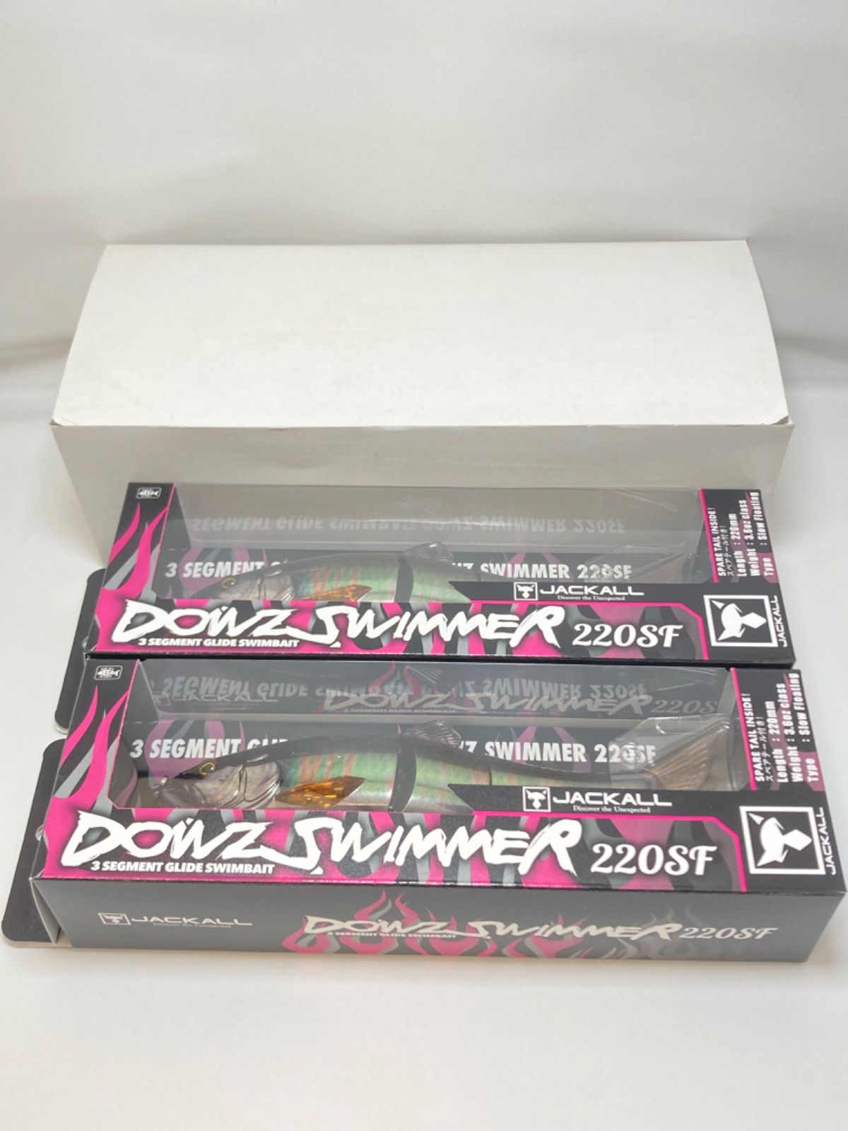 ☆ JACKALL ジャッカル DOWZ SWIMMER 220SF ルアー 2点セット