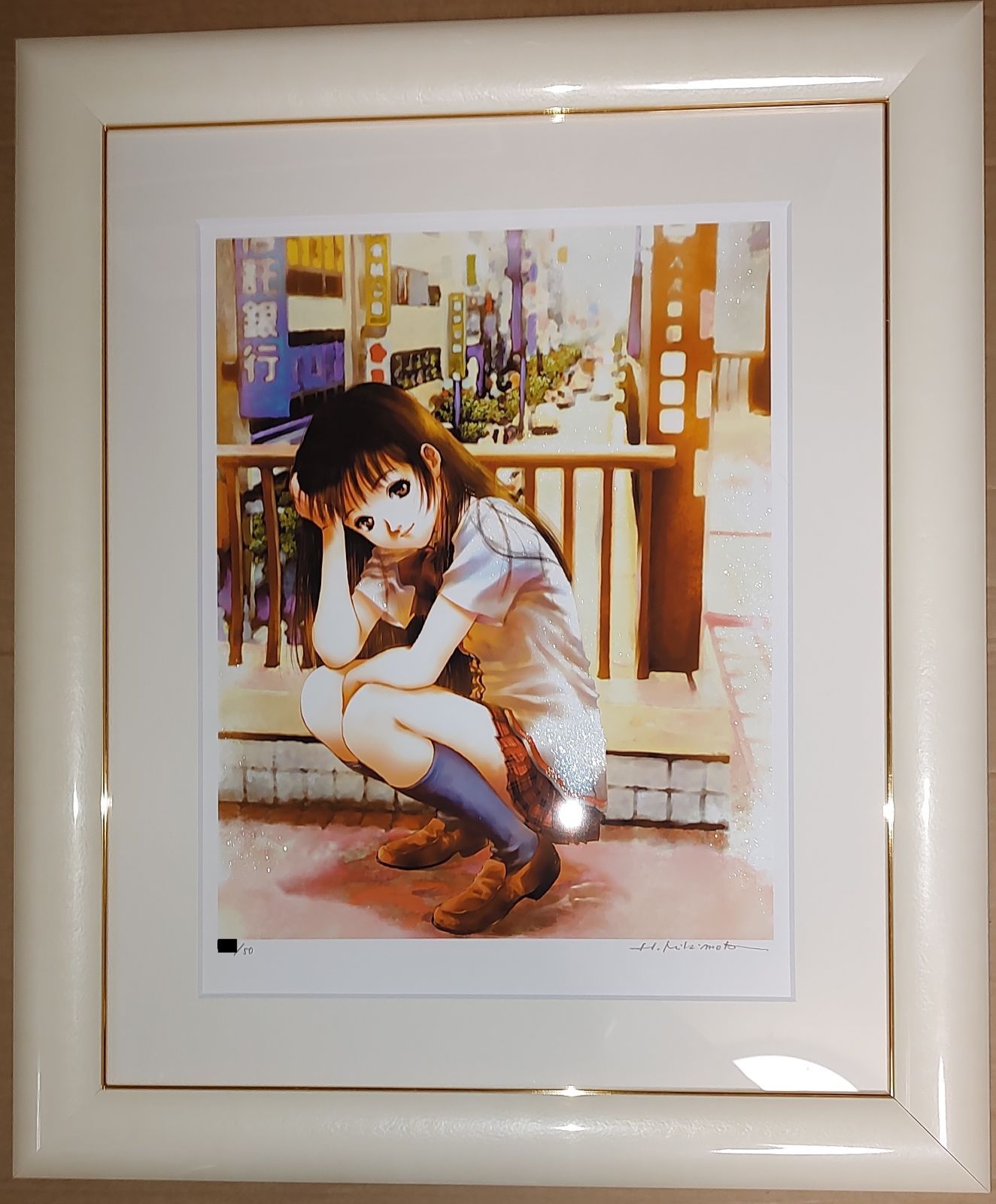 美樹本晴彦 版画 CHERISH 証明書あり
