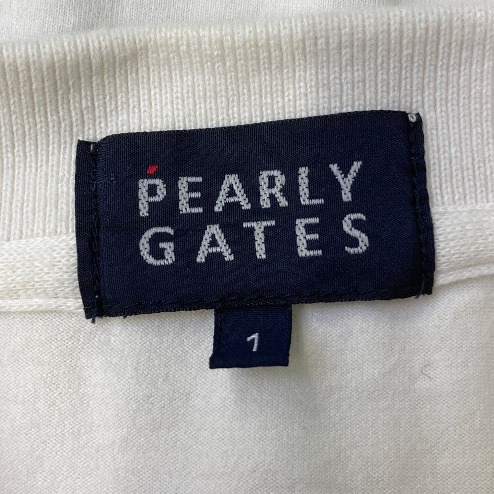 パーリーゲイツ　レディース　ポロシャツ　ゴルフ　ホワイト 0 サイズ　S サイズ：1 PEARLY GATES パーリーゲイツ 半袖ポロシャツ ホワイト系