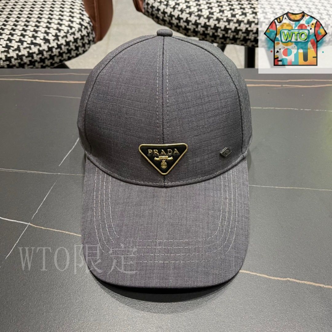 【PRADA】カーブピーク ベースボール ハット☆SALE中 今日特価】Prada New ベースボール - メルカリ