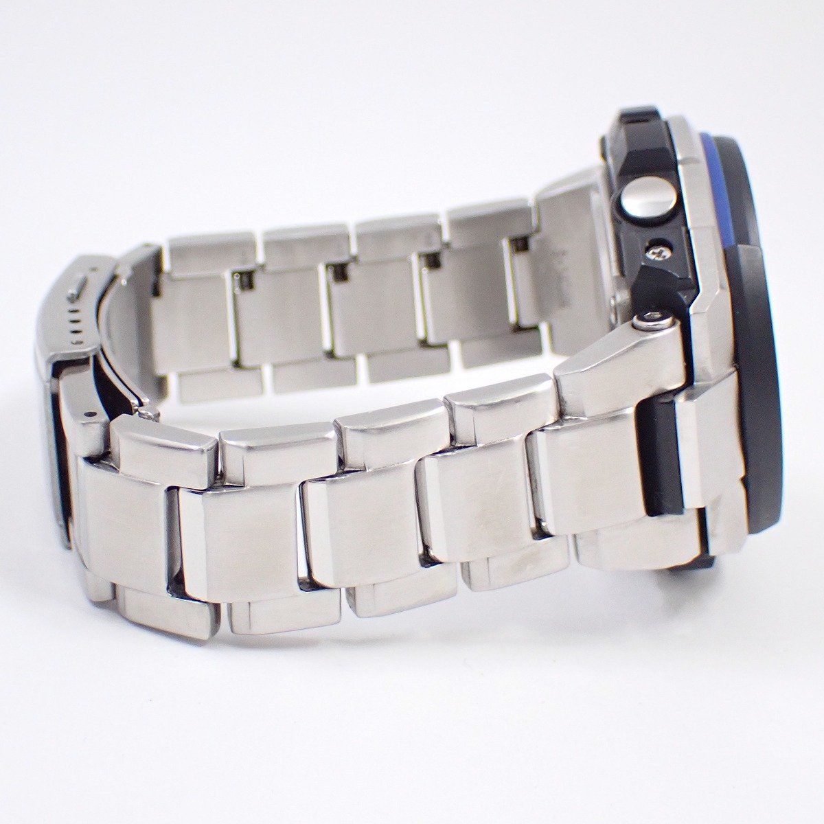 カシオ G-SHOCK Gスチール ソーラー電波 アナデジ メンズ 腕時計