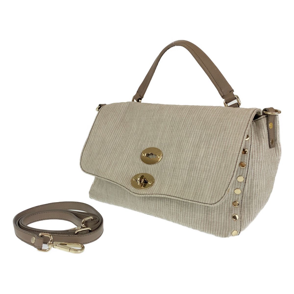 美品 ZANELLATO ザネラート 2wayバッグ ポスティーナ ゴールド金具