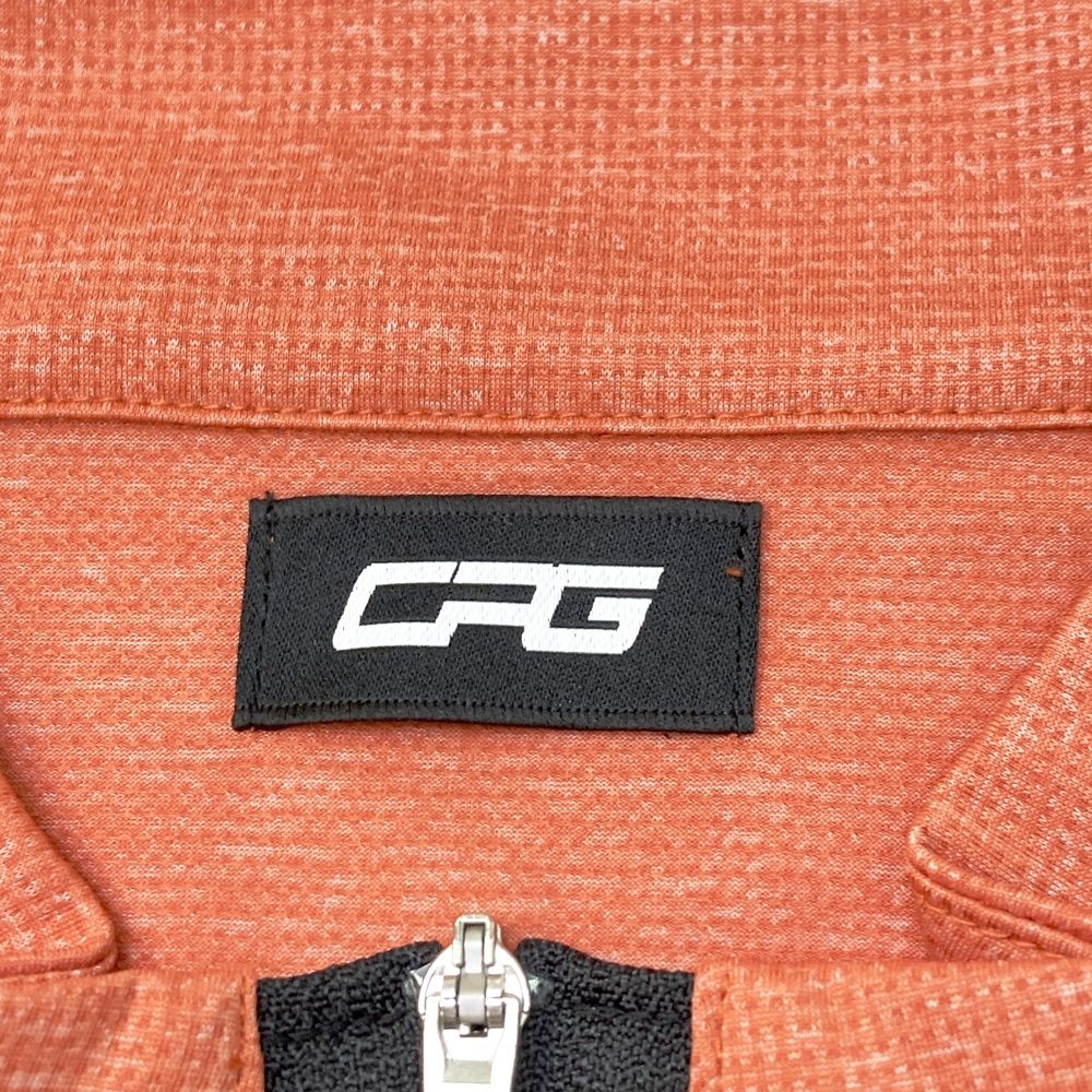 サイズ：2 CPG GOLF シーピージーゴルフ ハーフジップ半袖T
