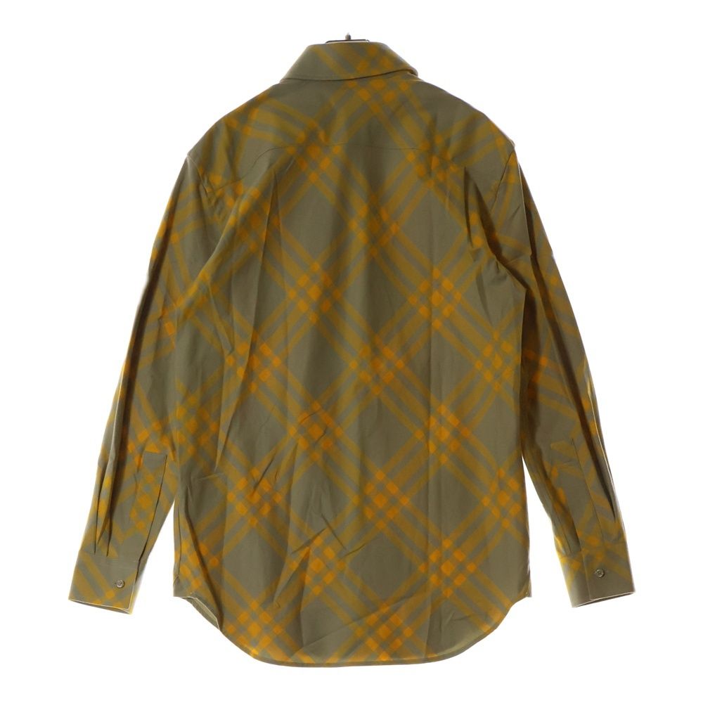 BURBERRY (バーバリー) クロスチェック柄 コットン 長袖シャツ