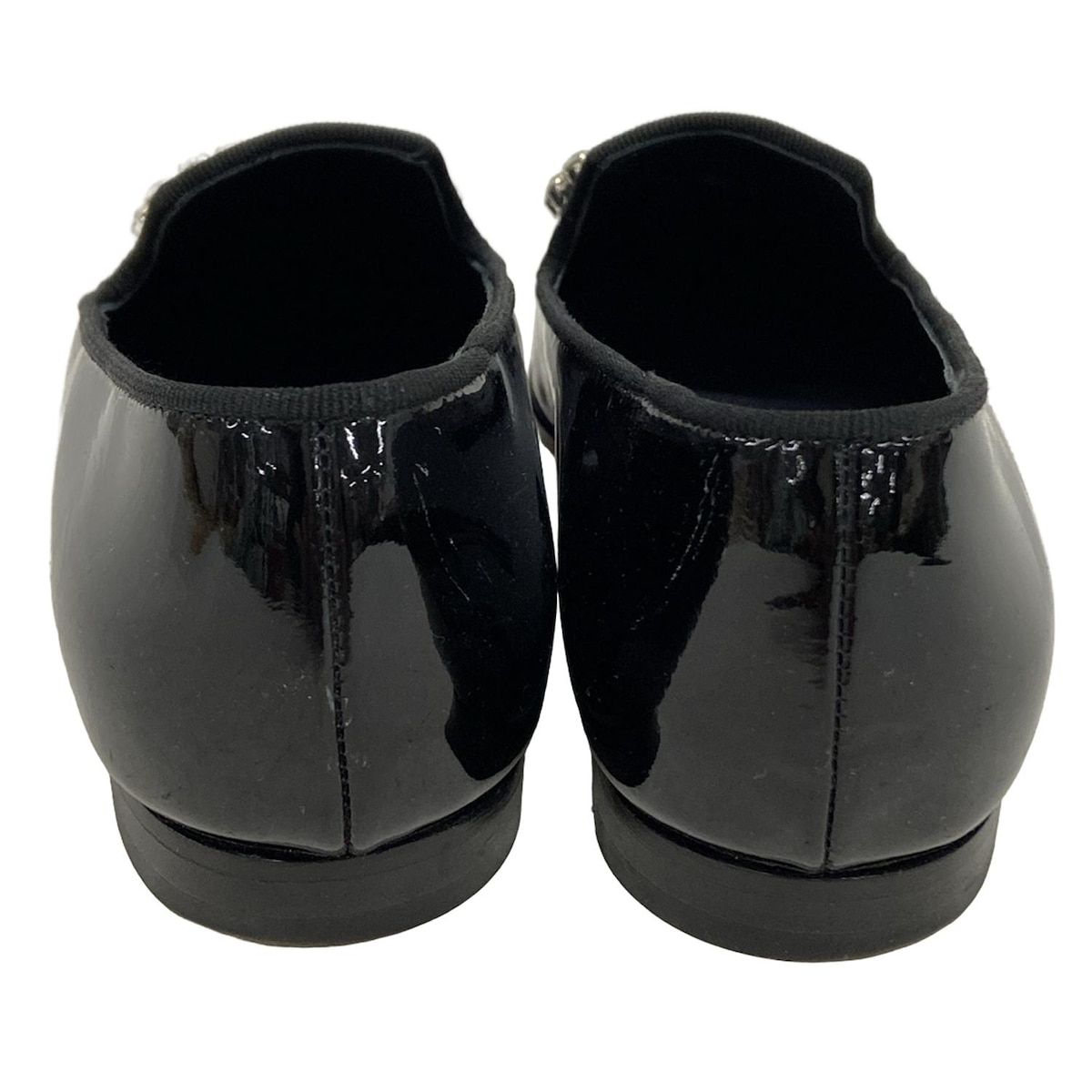 MANOLO BLAHNIK(マノロブラニク) ローファー 36 レディース - 黒  