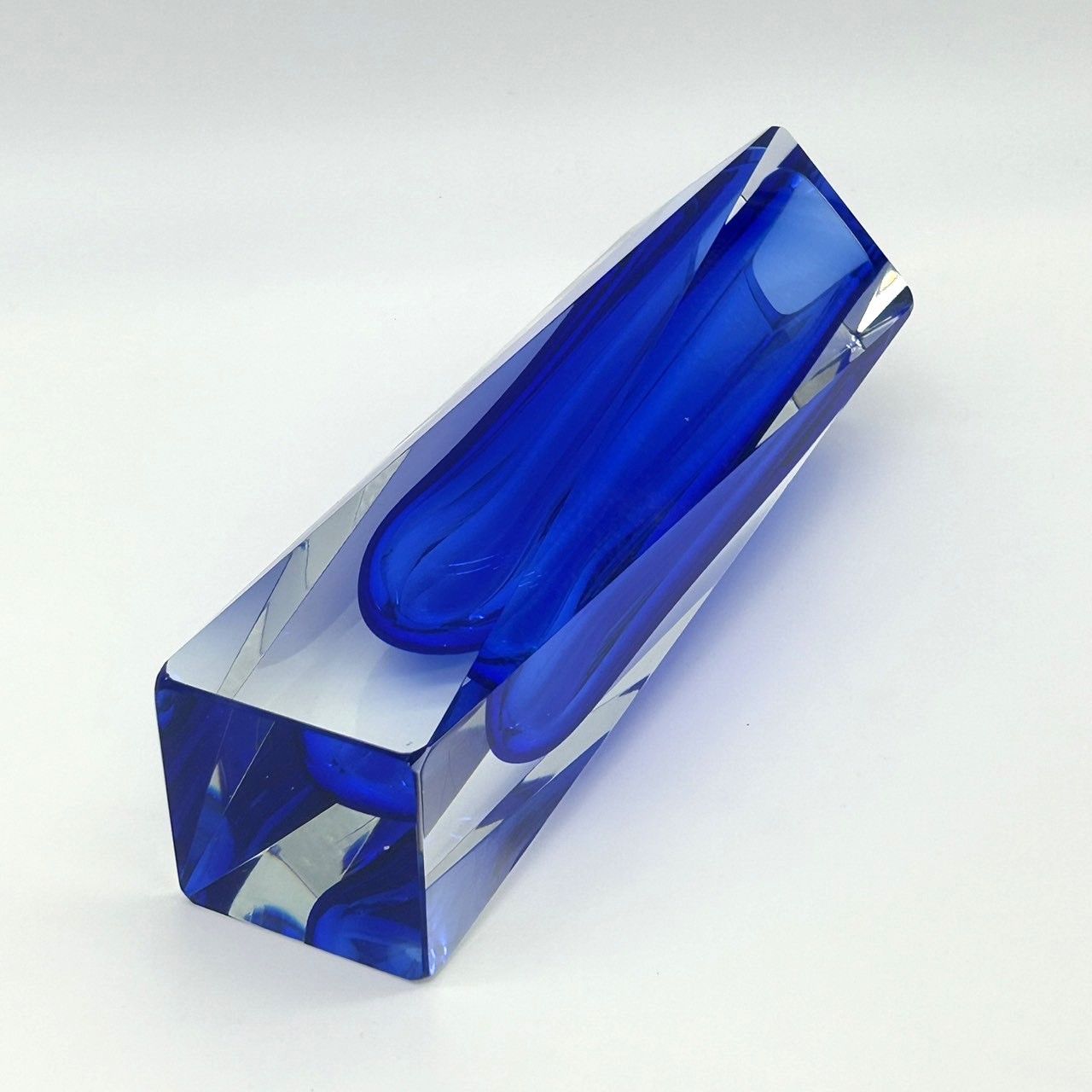新品】25.5cm ムラーノ MURANO ガラス クリスタル ヴィンテージ