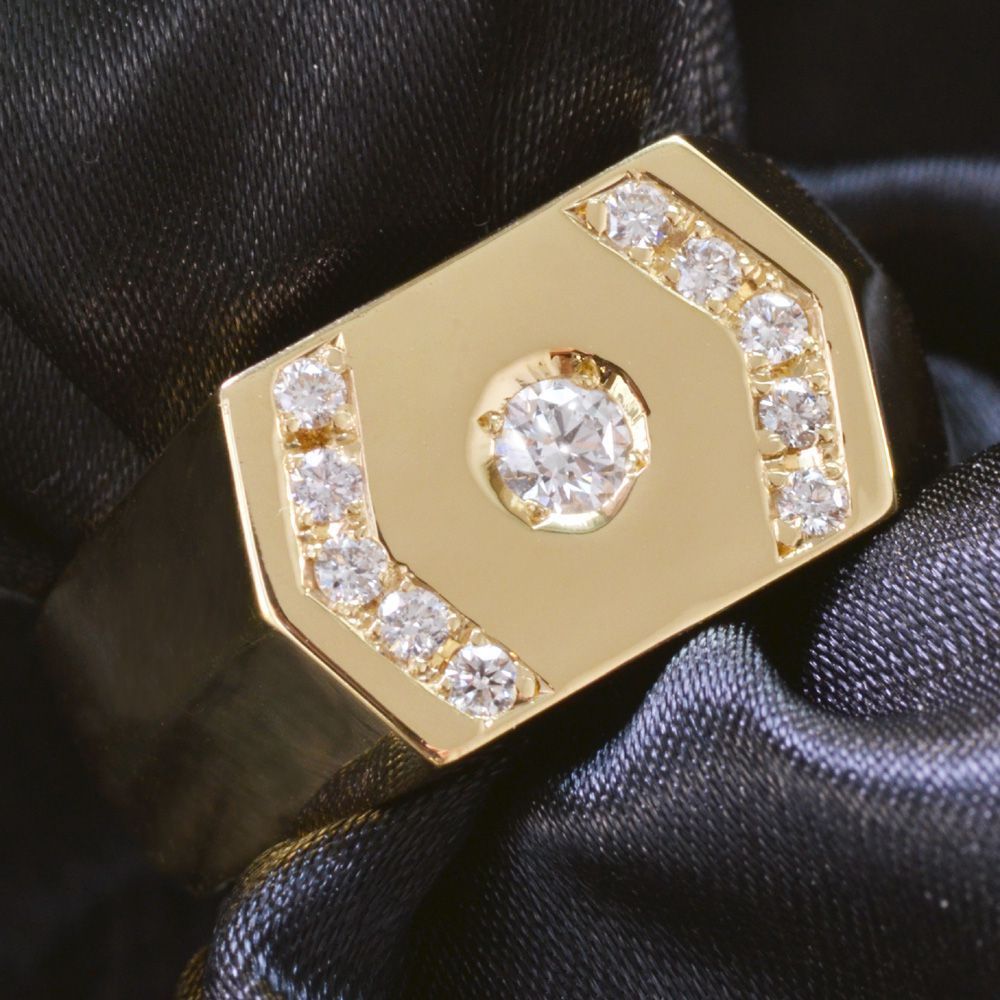11号 ルビー 0.20ct ダイヤモンド (刻印不鮮明) リング・指輪
