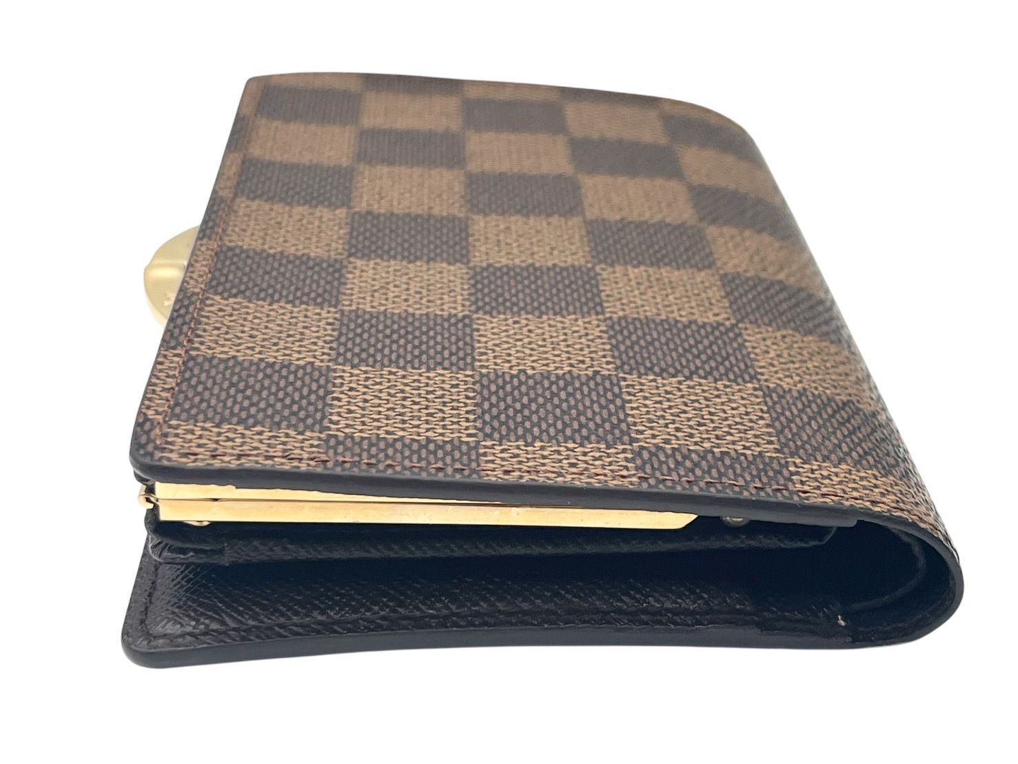 LOUIS VUITTON ルイヴィトン ポルトモネ ビエ ヴィエノワ ダミエ 真贋