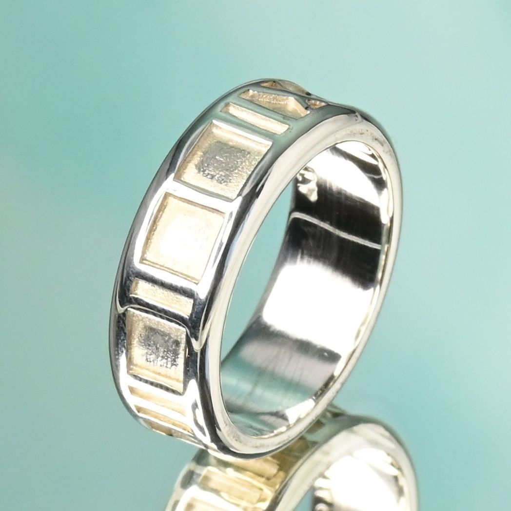 キトルルス様　ティファニー　アトラス　8.5号　磨き済み　リング　指輪　2003 研磨済】TIFFANY＆Co. アトラス リング 8.5号 シルバー925