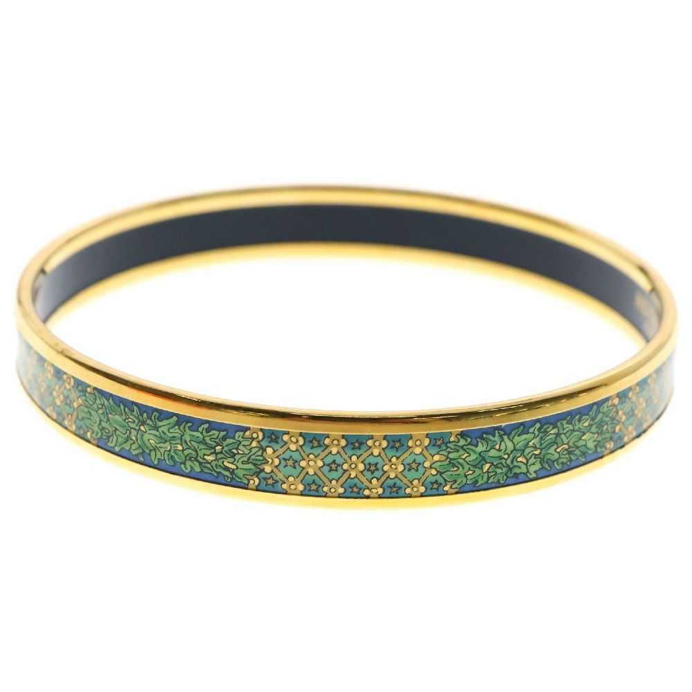 HERMES ゴールド グリーン バングル HERMES グリーン・ゴールド バングル □エルメス□ ケリー