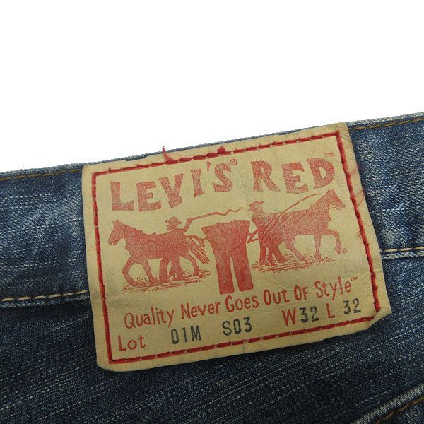 H□クロアチア製□リーバイスレッド/Levi's RED 01M S03 STRAIGHT CUT デニムパンツ ジーンズ【W32 L32】MENS□3【中古】  - メルカリ