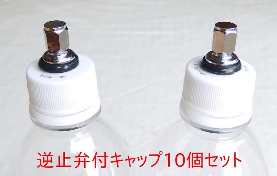 炭酸水メーカー 自作キット(減圧弁&ホース&キャップ10個) 炭酸水メーカー 自作キット (減圧弁&ホース&キャップ10個