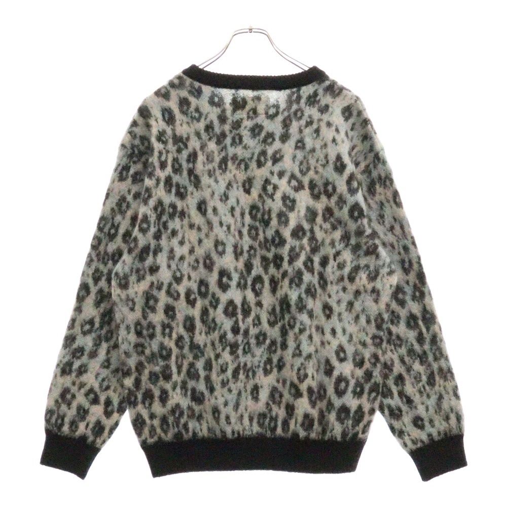 WACKO MARIA (ワコマリア) LEOPARD MOHAIR CREW NECK SWEATER