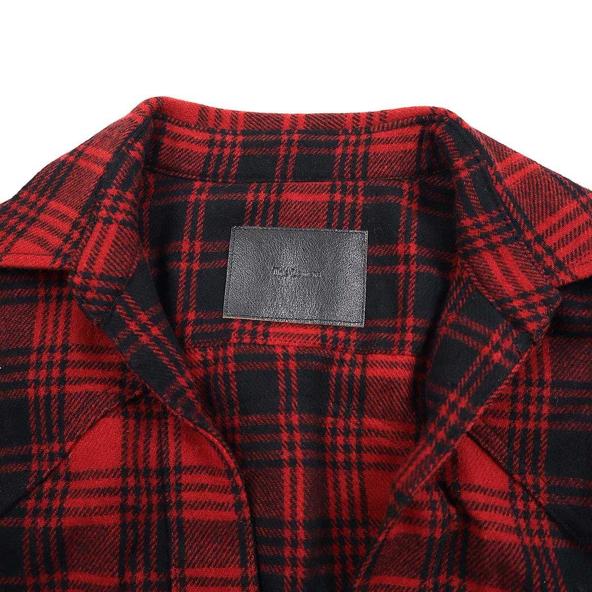 The Letters レターズ 22AW ウールウエスタンカッティングチェック 
