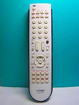 中古】 バイ デザイン テレビリモコン RC-DC10W