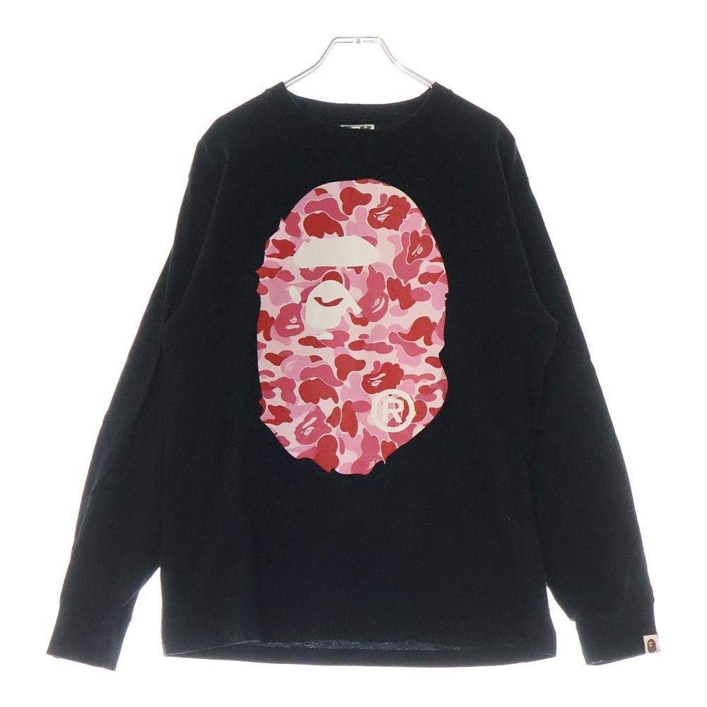 A BATHING APE 長袖トレーナー ブラック/ピンク 楽天市場】古着 A BATHING APE アベイシングエイプ 日本製
