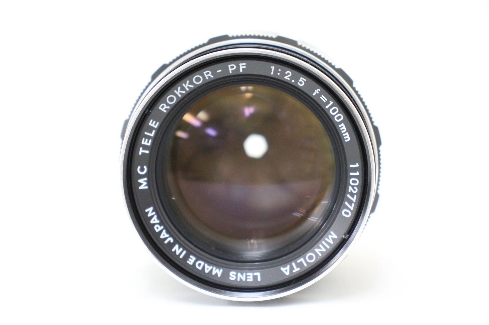 訳あり品】 ミノルタ Minolta MC TELE ROKKOR-PF 100mm F2.5 レンズ
