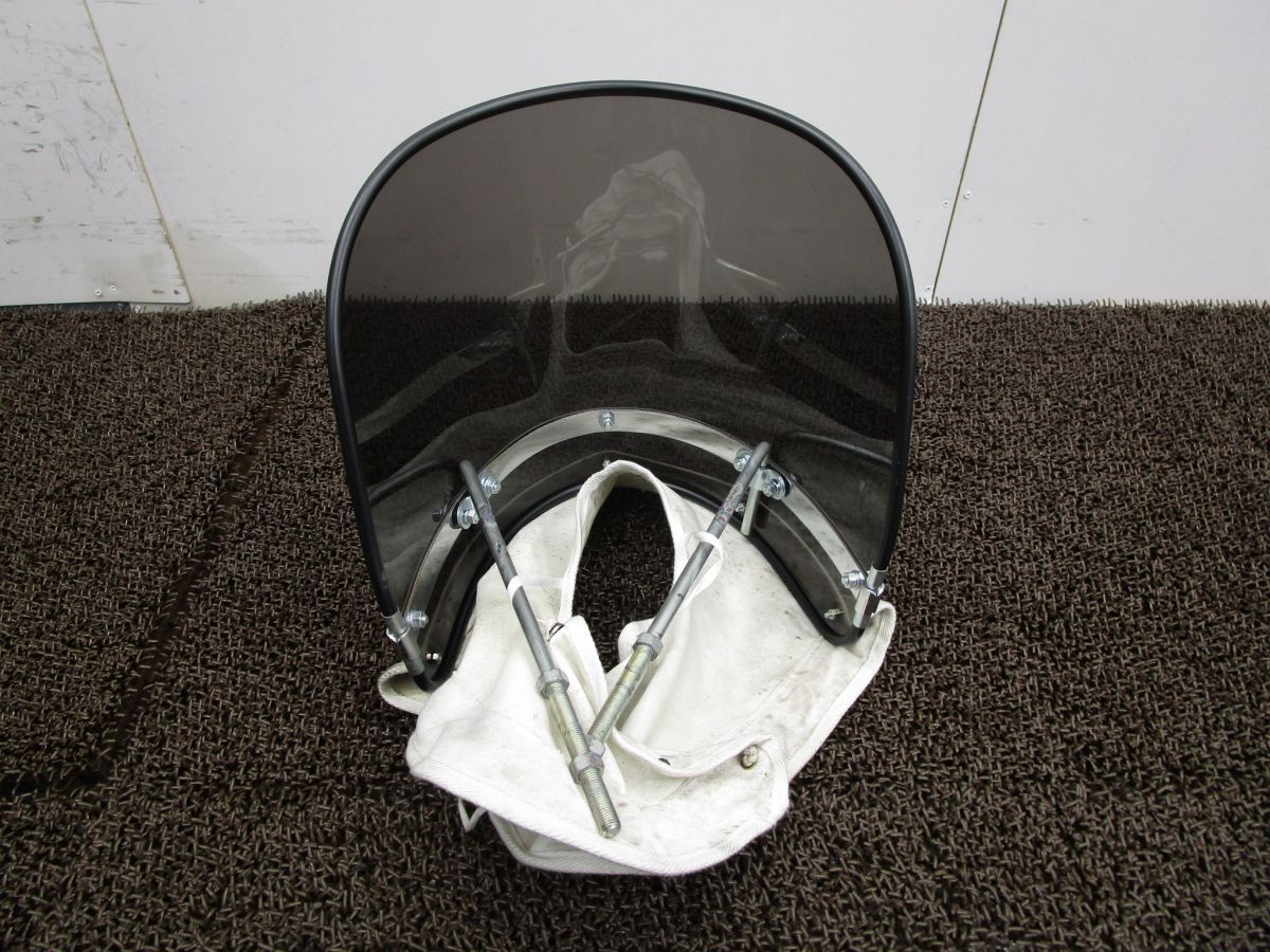 GN125 社外 アサヒ スクリーン 風防 □A5920 LC6PCJG カスタム素材に スズキ 157FMI-3 キャブ車 動画有