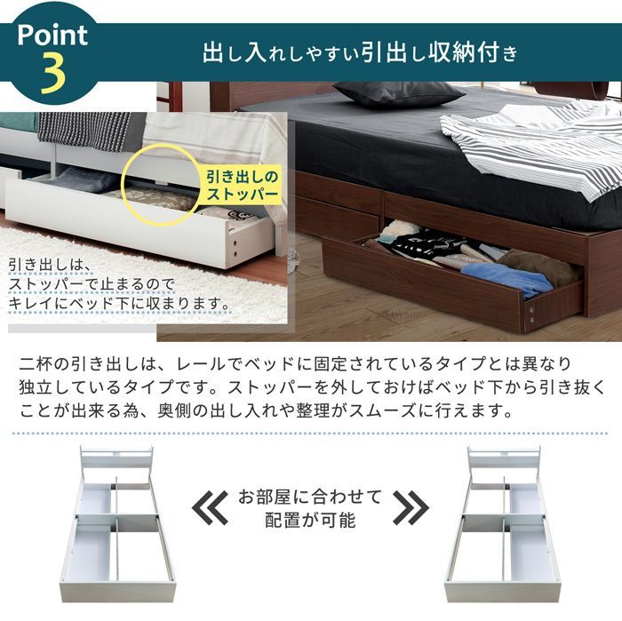 ベッドフレームのみ