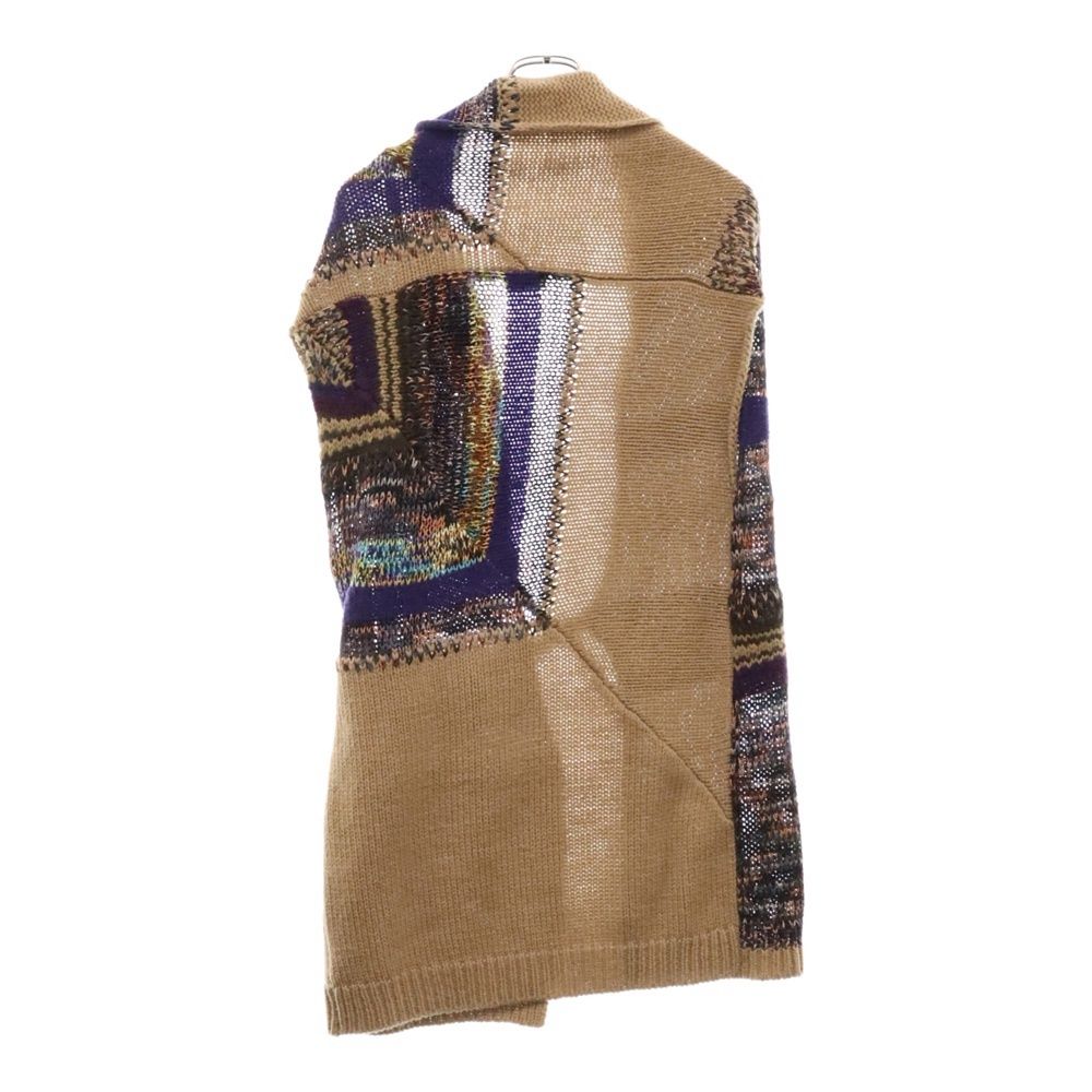 DRIES VAN NOTEN ニットベスト　アシメントリー DRIES VAN NOTEN (ドリスヴァンノッテン) カシミヤ混