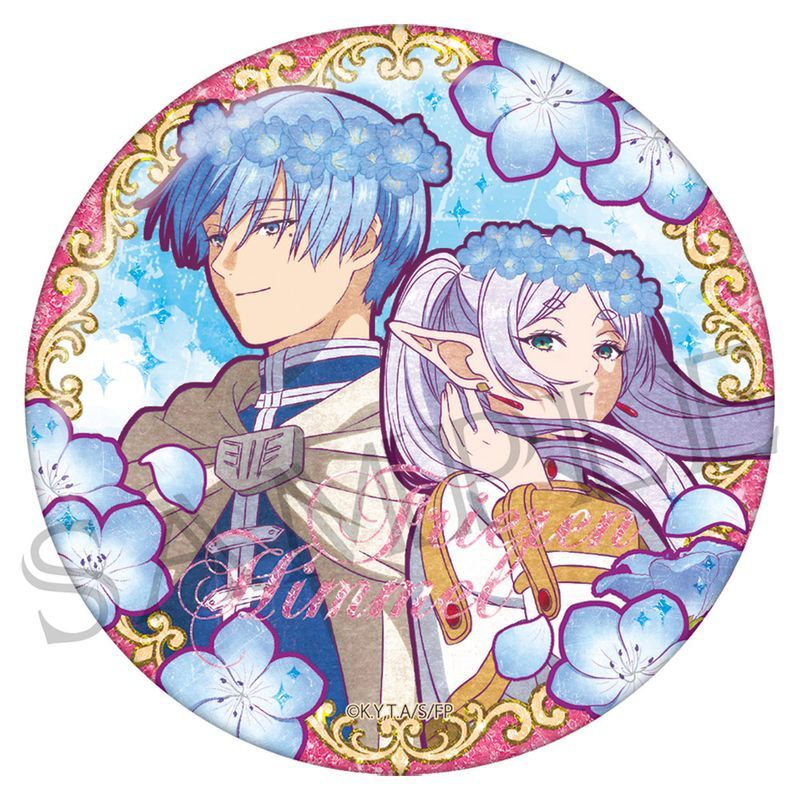 新品/公式】葬送のフリーレン_ヴィンテージシリーズ キラキラ缶バッジ