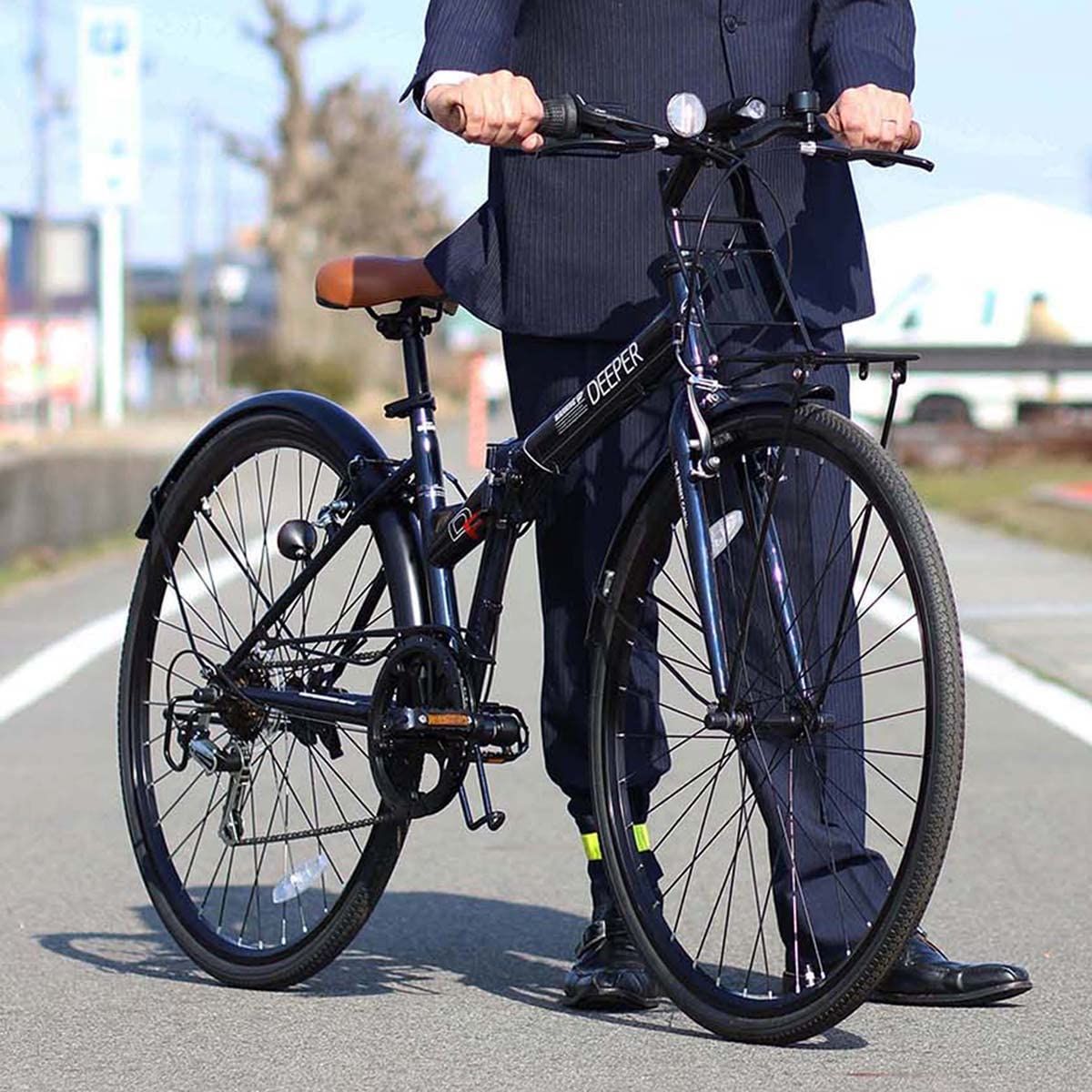 口コミ・レビュー評価が高いおすすめ人気商品の通販 DE601 DEEPER 「今ならワイヤー シティサイクル クロスバイク 自転車本体