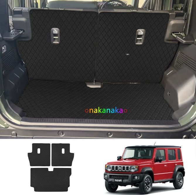 設計 スズキ ジムニー JB74 JC74 ノマード 用 レザー調 ラゲッジマット 防傷 耐磨耗