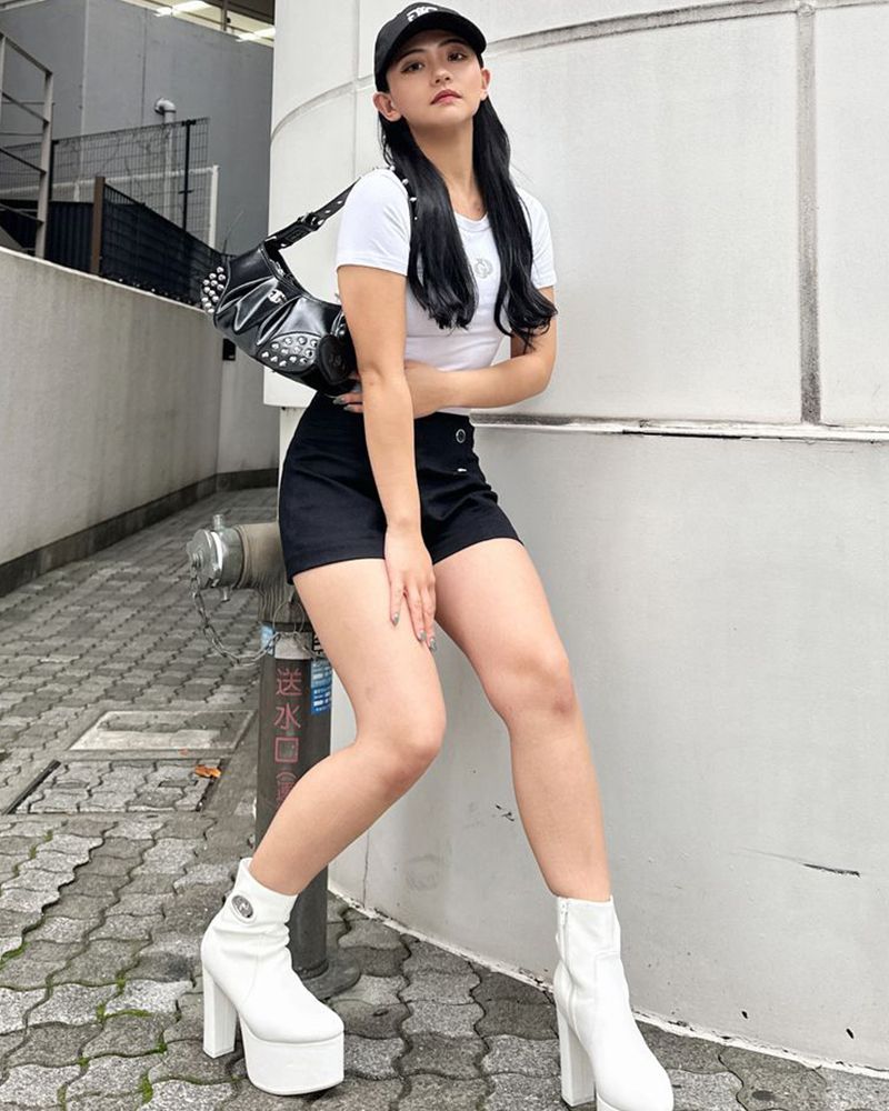 ジェイダ ハイウエストボタンショートパンツ