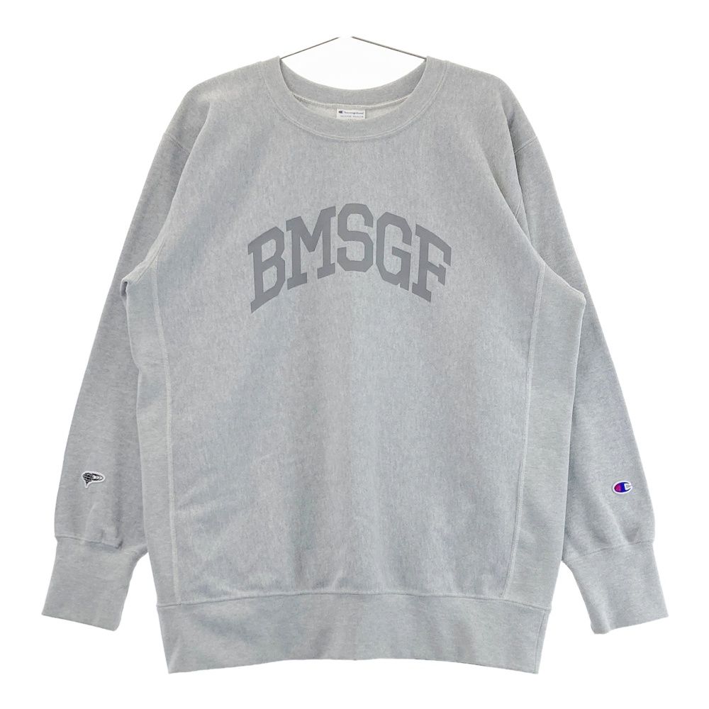 サイズ LARGE BEAMS GOLF ビームスゴルフ ×Champion 裏起毛 スウェットトレーナー グレー系 240101527724 ゴルフウェア メンズ ストスト