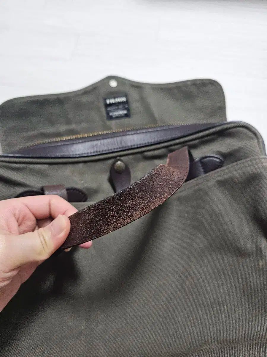 フィルソン　ラギッドツイル　オリジナルブリーフケース　オッターグリーン　USA製 FILSON フィルソン ラギットツイル ブリーフケース オッターグリーン