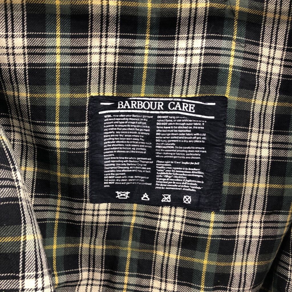 Barbour バブアー BEDALEビデイル オイルドジャケット グリーン (メンズ S相当) 中古 古着 Q3563 Barbour バブアー BEDALEビデイル オイルドジャケット グリーン