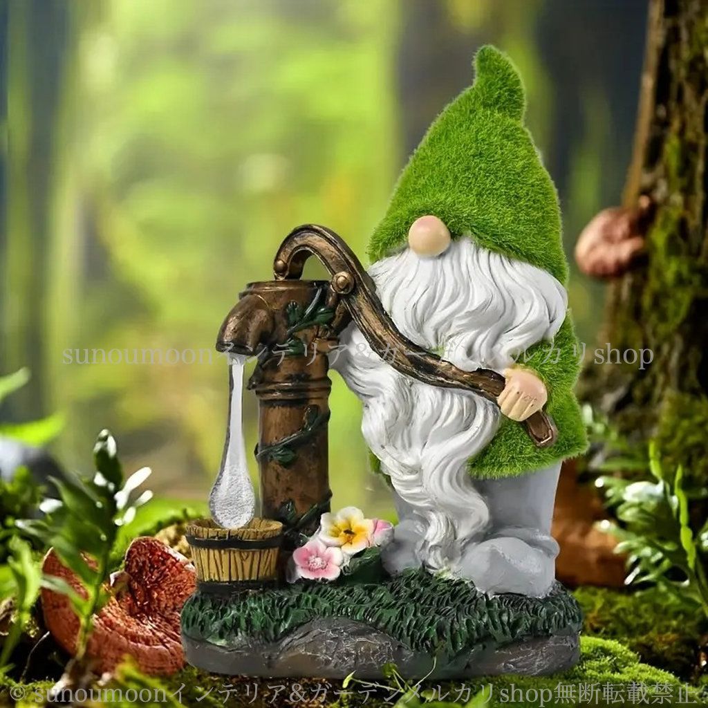 ガーデン雑貨 雑貨 置物 インテリア ソーラー 庭の装飾 おしゃれ ガーデンオーナメント ガーデニング 小人 ハンモック ガーデンインテリア お洒落 ガーデンオブジェ ガーデン ノーム 4-7 YUZUMIYA_COM