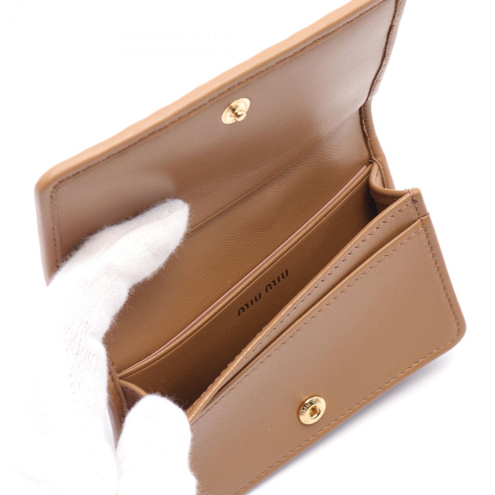 ミュウ ミュウ Miu Miu カードケース MATELASSE マテラッセ 
