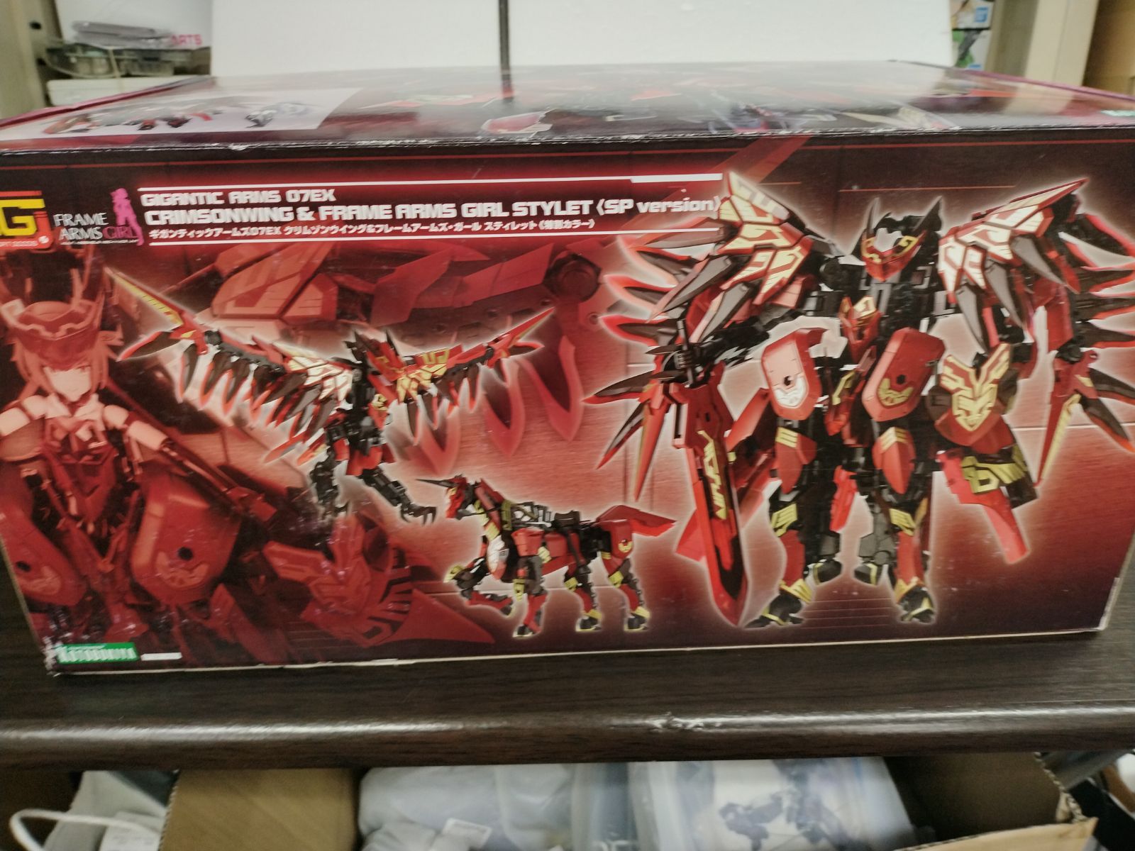 プラモデル M.S.G ギガンティックアームズ07EX クリムゾンウイング&フレームアームズ ガール スティレット 特別カラー プラモデル 50-57