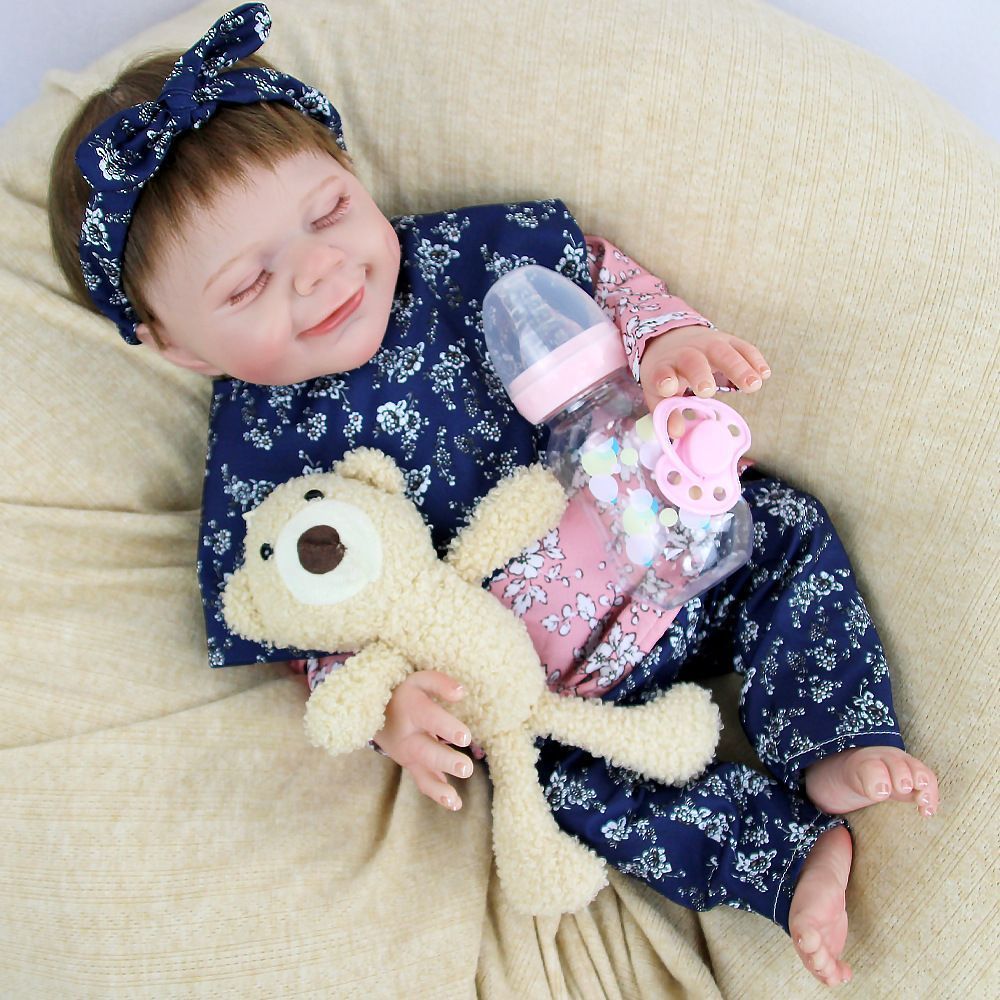 新品未使用/リアル赤ちゃん人形(Reborn Doll) 人形 赤ちゃん 人形 Reborn Doll 48cm 赤ちゃんリボーンドール