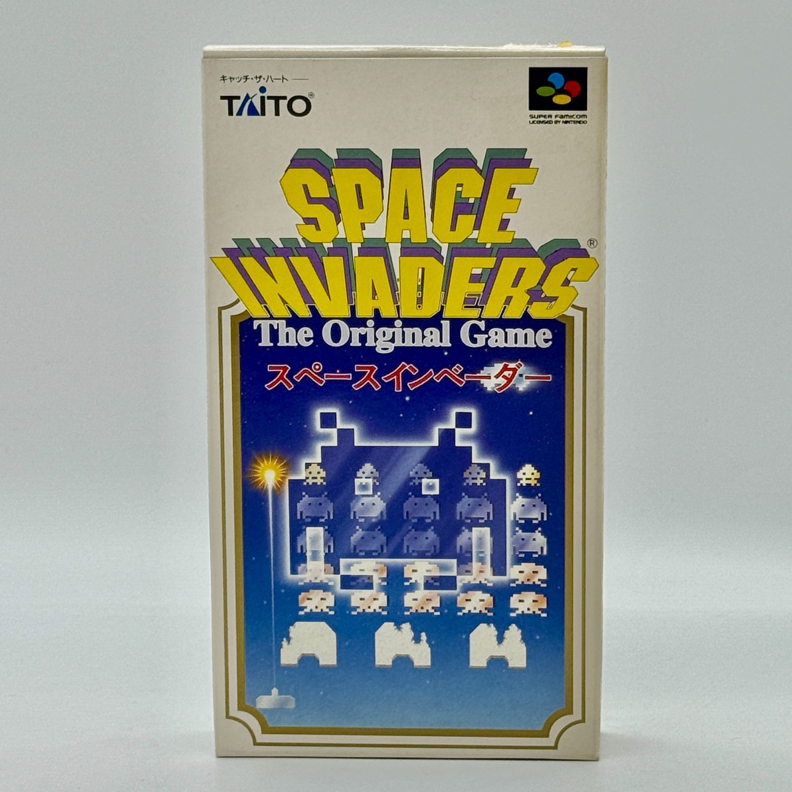 美品】スペースインベーダー スーパーファミコンカセット ソフト