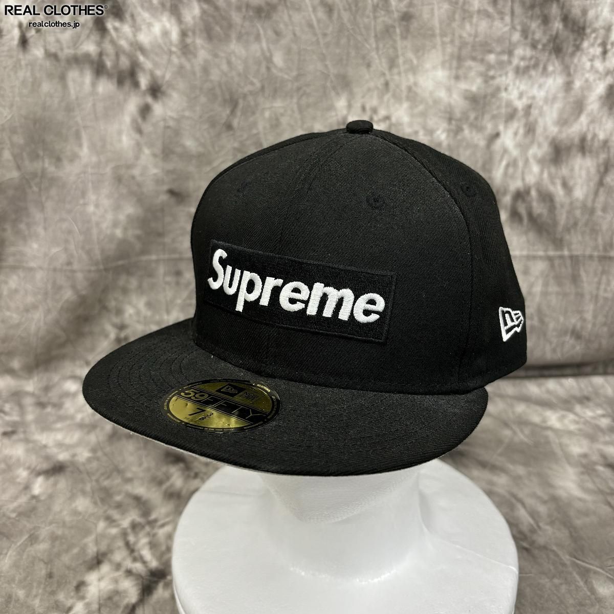 supreme new era box logo 21ss 黒 7-3/8 - 帽子