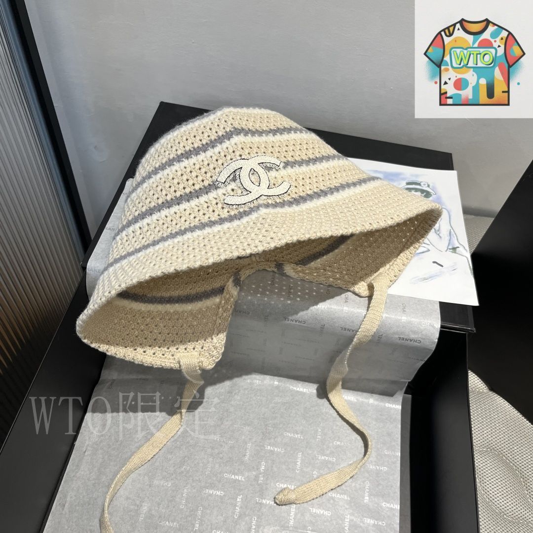 ★残りわずか!!★今から大活躍!!★【新品】CHANEL ニット バケットハット バケットハット CHANEL(シャネル) ハット(レディース) - 海外