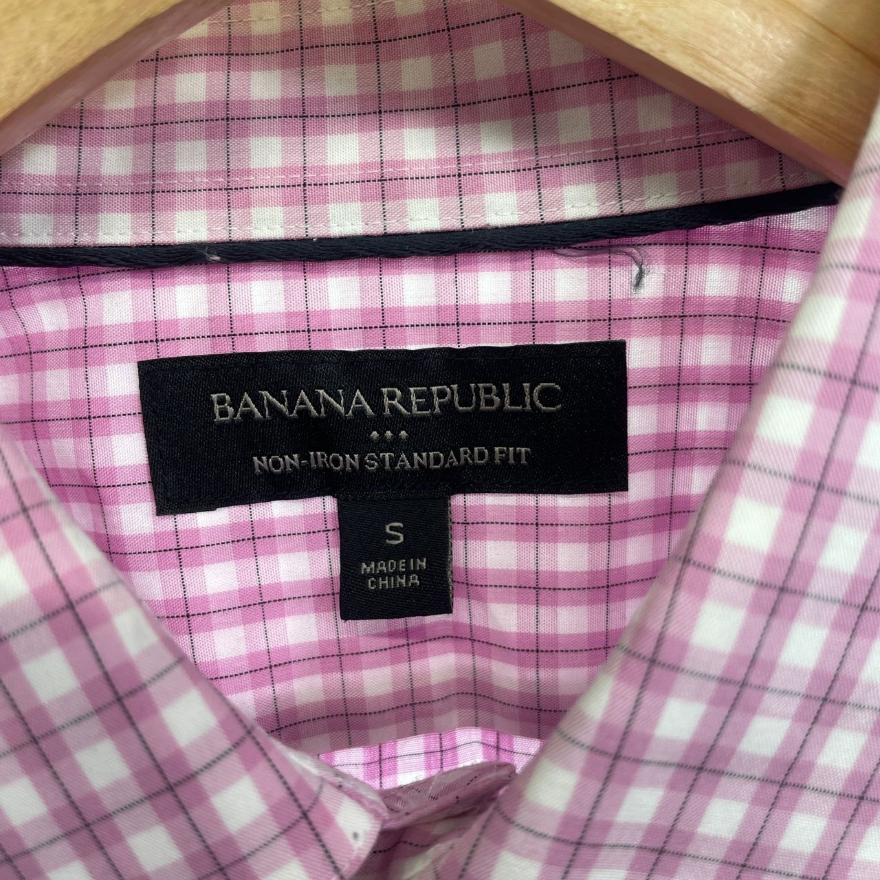 Sサイズ】Banana Republic バナナリパブリック 長袖チェックシャツ