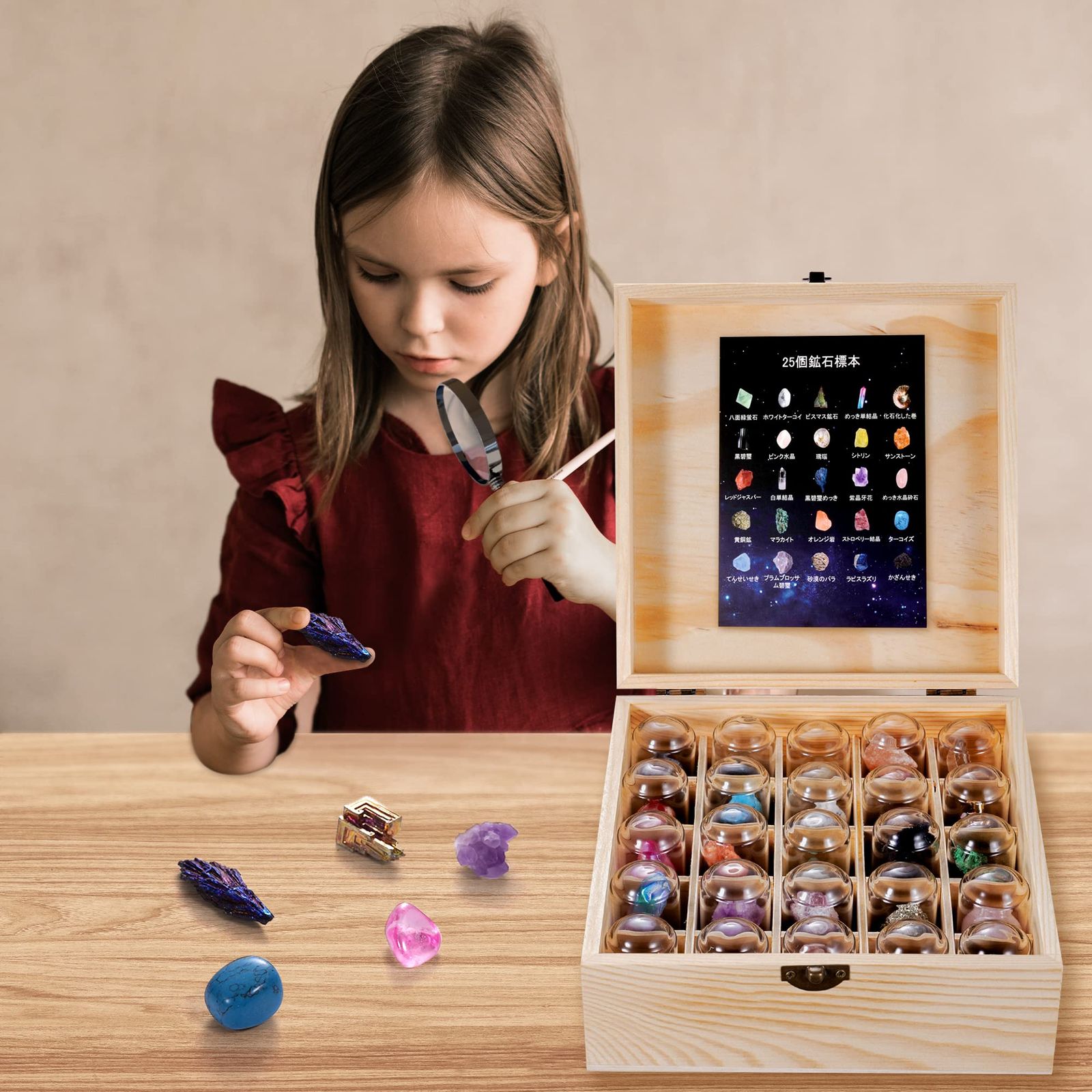 テーブル ビスマス結晶