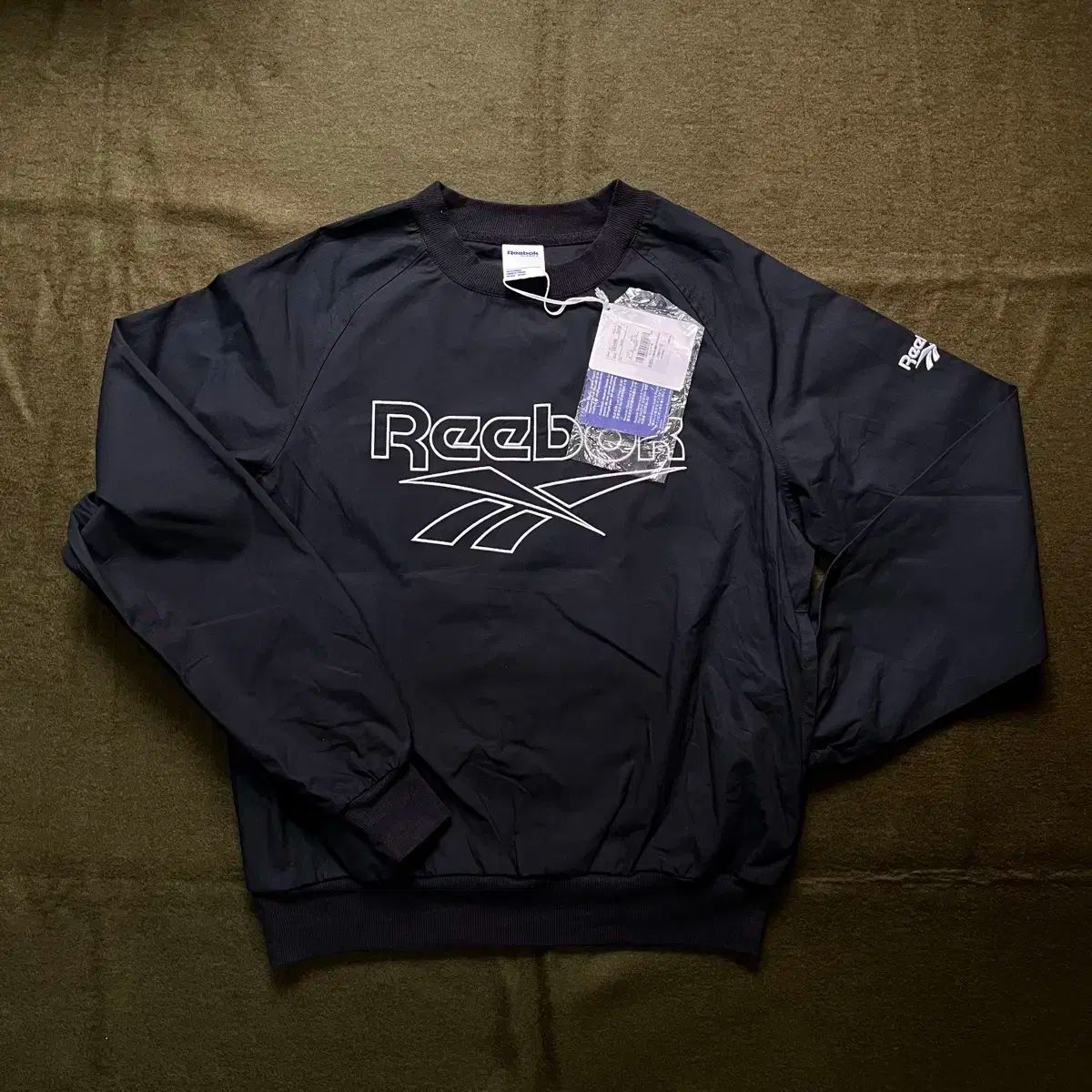 Reebok 日本語版 ウーブン スウェットシャツ 測定 済み