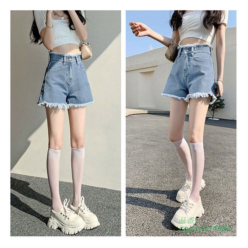 夏ミニデニムパンツ✭シンプル＆ロック✭可愛いお出かけ用 Amazon.co.jp | レディース ミニ デニム 過激 ホットパンツ
