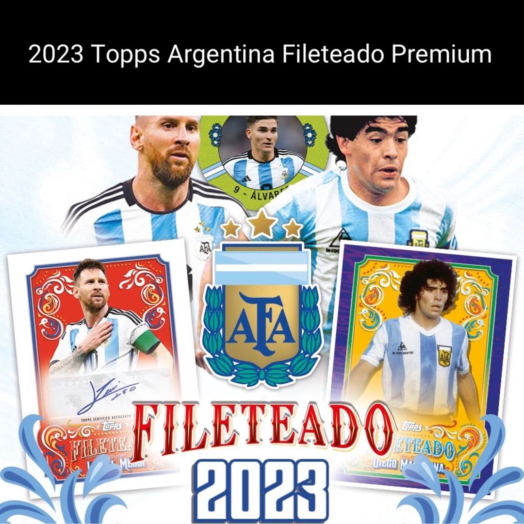 新品 未開封 1box】2023 TOPPS TEAM SET ARGENTINA FILETEADO PREMIUM 