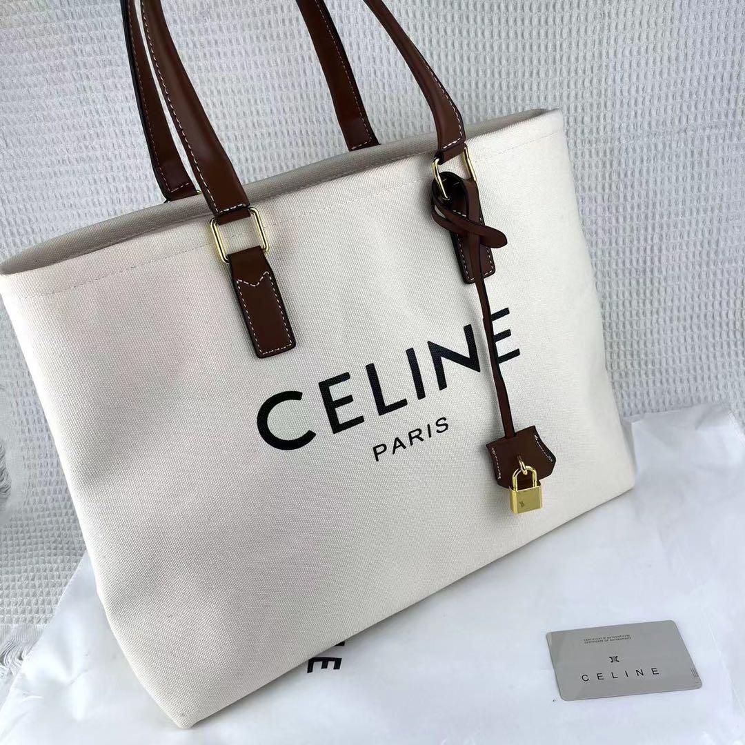 CELINE セリーヌ ホリゾンタルカバ キャンバス トートバッグ - メルカリ