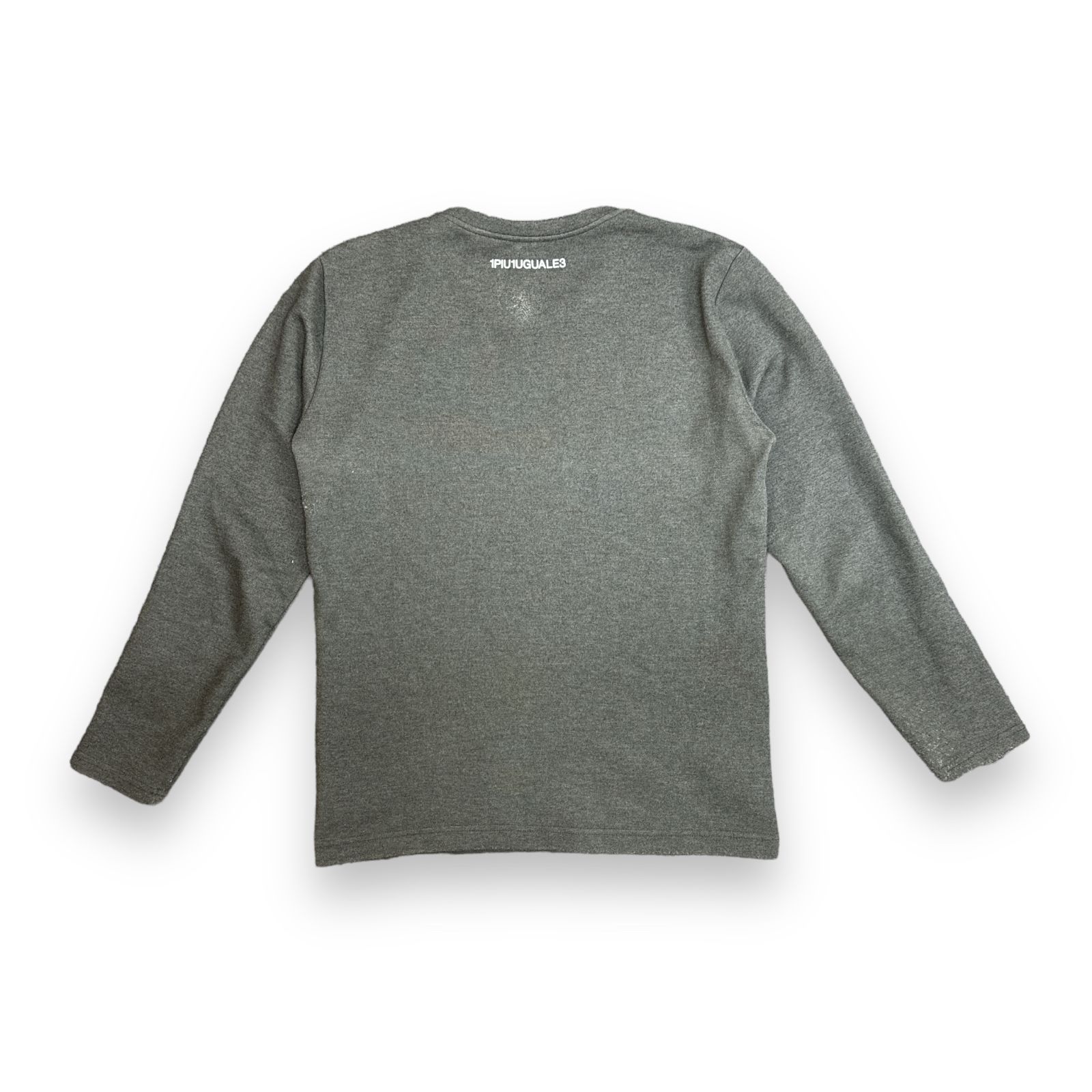 定価26400円 1piu1uguale3 L/S CREW-NECK ロングスリーブ クルーネック 