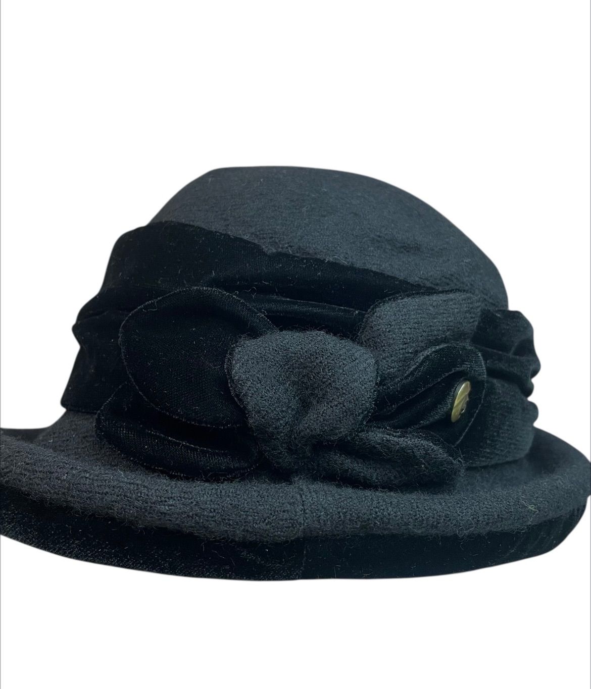 LANVIN COLLECTION ランバンコレクション ブラック 秋冬 帽子 LANVIN COLLECTION ランバンコレクション ブラック 秋冬 帽子