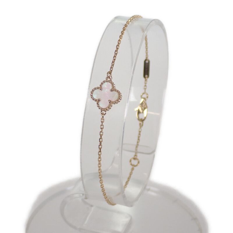 Van Cleef & Arpels】スウィートアルハンブラ ブレスレット K18 Van Cleef & Arpels】スウィートアルハンブラ ブレスレット K18